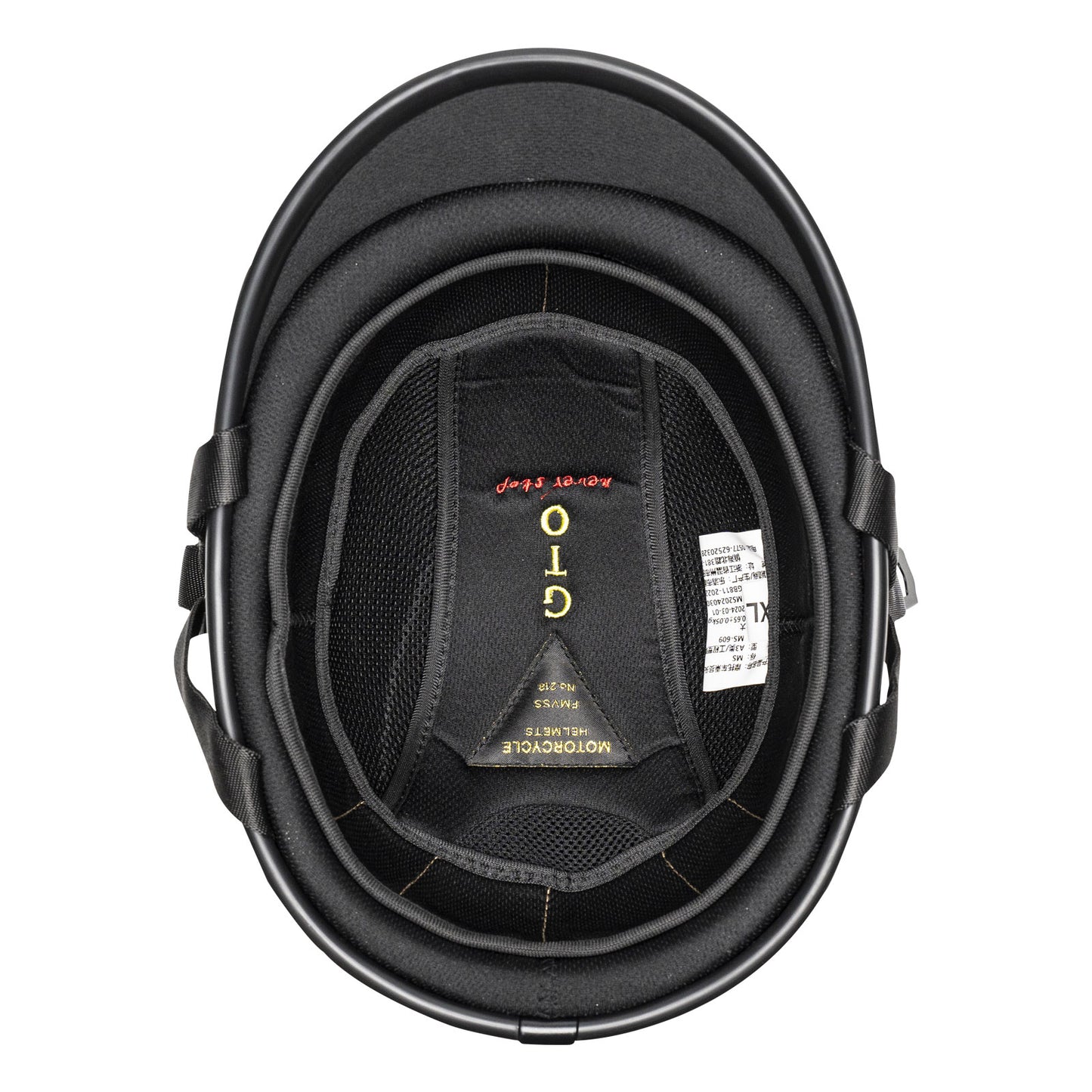 KAESE Vintage Motorcycle Half Shell Lightweight Carbon Fiber Open Face Helmets DOT Approved